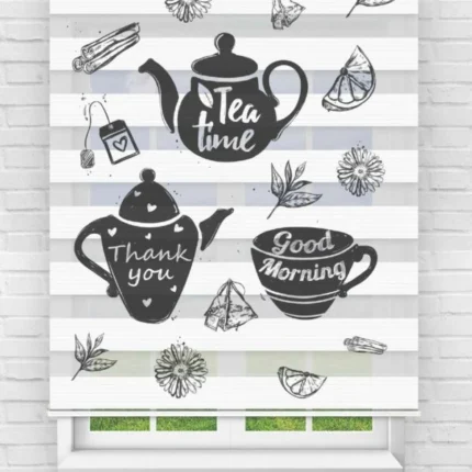 پرده زبرا آشپزخانه