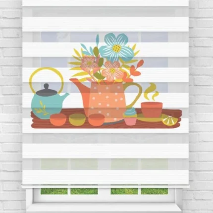 پرده زبرا آشپزخانه